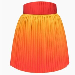 Andrea Iyamah
Kata Satin Ombre Pleated Mini Skirt